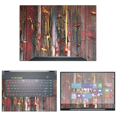 Decalrus - Protective Decal Reclaimed Wood Skin Sticker for ASUS ROG Zephyrus S GX502GW (15.6" Screen) case Cover wrap AS_ROG-Zeph_SGX502GW-213