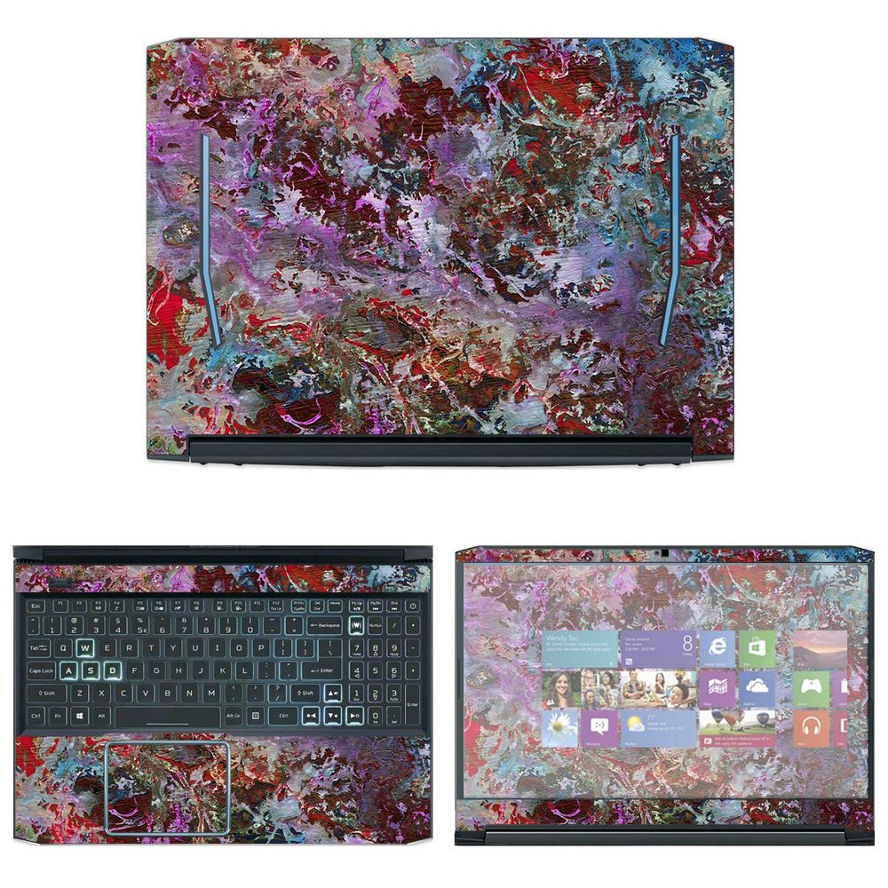 Decalrus - Protective Decal Skin Sticker Compatible with The Acer Predator Helios 300 PH315-52 (15.6" Screen) case Cover wrap ACprdator_Helio_300_PH315-52-236