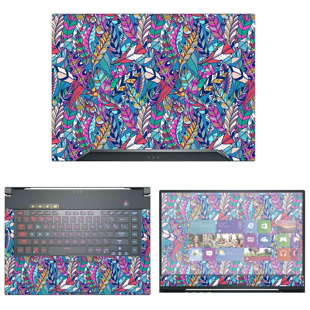Decalrus - Protective Decal Skin Sticker for ASUS ROG Zephyrus S GX502GW (15.6" Screen) case Cover wrap AS_ROG-Zeph_SGX502GW-209