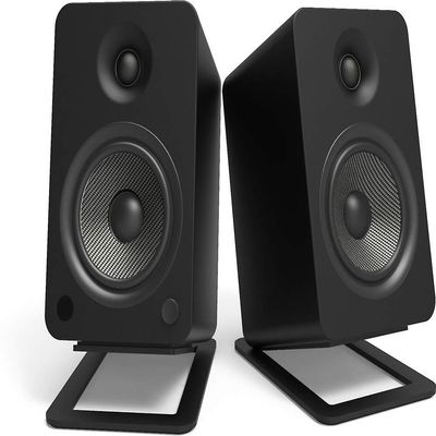 Kanto S6 Desktop Speaker Stands for Large Speakers (Black)