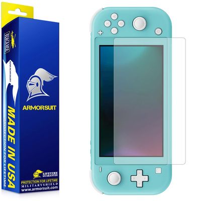 ArmorSuit MilitaryShield Anti-Glare Screen Protector Compatible with Nintendo Switch Lite (2019) - [Max Coverage] Anti-Bubble Matte Film