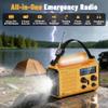 NOAA Weather Radio FM AM Shortwave, Emergency Radio 5000mAh Solar Crank view 2