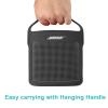 TXEsign Protective Silicone Stand Up Case with Handle Compatible with Bose SoundLink Color Speaker IIDark Gray view 3