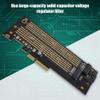 ASHATA PCIE Adapter Card,PCIE to M.2 SATA+NVME Disk Expansion Card for 2230 2242 2260 2280 22110 Size M.2 SSD,Full-Speed PCI-E 3.0  4 Bottom-Level Full-Speed Design up to 40GBps view 3