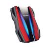 ADATA Durable Series HD770G RGB 2TB Red External USB 3.1 Portable Hard Drive Compatible with Xbox and PS4 (AHD770G-2TU32G1-CRD) view 2