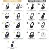 Aurivor Leather Ear-Pads Cushions for Bose QuietComfort QC-35 QC-35-ii QC-25 QC-15 QC-2 Headphones, Lambskin Replacement Ear Covers for Ae2/Ae2i/Ae2W SoundLink SoundTrue Around-Ear Headsets(Black) view 2