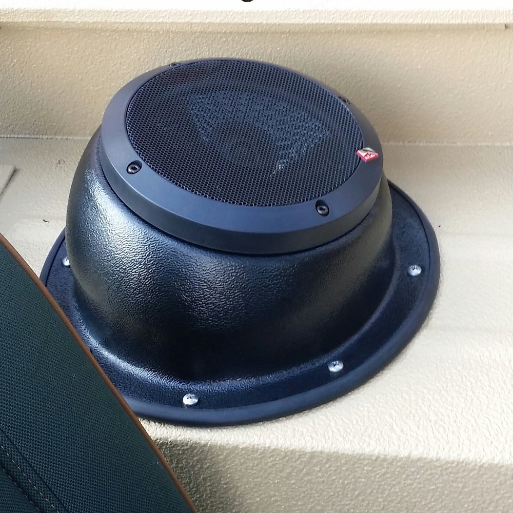 BAMF WFL Universal Angled Speaker Enclosures Surface Mount for Install of 6.5 Inch Speakers