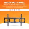 Apollo Enclosures Slim TV Wall Mount Bracket for 3986 Inch Screens - Weatherproof Outdoor TV Mount with Fixed Non-Articulating Design - Stainless Steel Bracket for Indoor or Outdoor Installation view 2