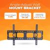 Apollo Enclosures Slim TV Wall Mount Bracket for 3986 Inch Screens - Weatherproof Outdoor TV Mount with Fixed Non-Articulating Design - Stainless Steel Bracket for Indoor or Outdoor Installation view 3