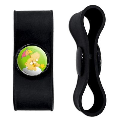 GRAPHICS & MORE Care Bears Funshine Bear Headphone Earbud Cord Wrap - Charging Cable Manager - Wire Organizer Set of 2