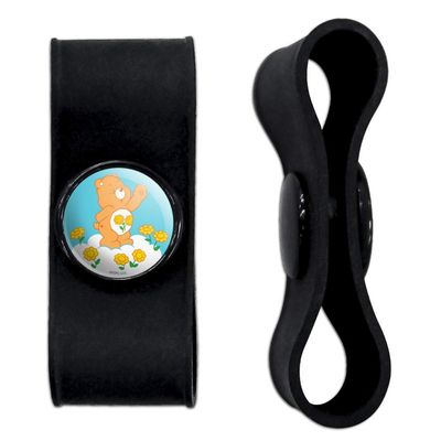 GRAPHICS & MORE Care Bears Friend Bear Headphone Earbud Cord Wrap - Charging Cable Manager - Wire Organizer Set of 2 - Black