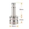 Mountlaser Swiss-Style Prism Pole Adapter Stainless Steel Adapter for Surveying Poles GPS Poles Tripod view 2