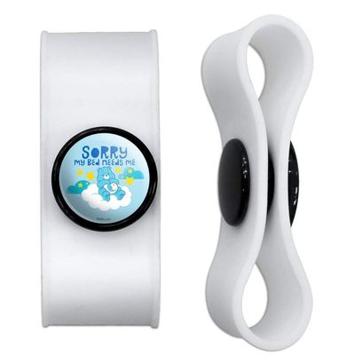 GRAPHICS & MORE Care Bears Bedtime Bear My Bed Needs Me Headphone Earbud Cord Wrap - Charging Cable Manager - Wire Organizer Set of 2