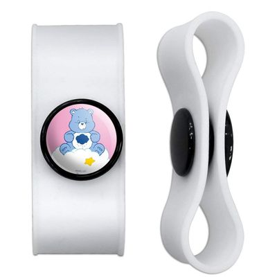 GRAPHICS & MORE Care Bears Grumpy Bear Headphone Earbud Cord Wrap - Charging Cable Manager - Wire Organizer Set of 2 - White