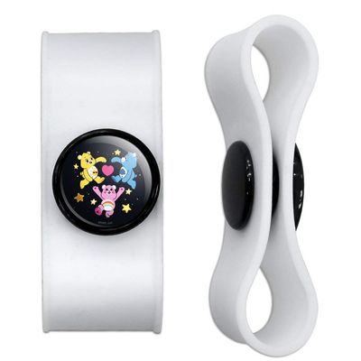 GRAPHICS & MORE Care Bears: Unlock The Magic Funshine, Grumpy and Cheer Headphone Earbud Cord Wrap - Charging Cable Manager - Wire Organizer Set of 2 - Black