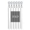Fabrics and Drapes 48 inch (4 feet) - 6 Pack - Amazing Drapery Flexible Clear Acrylic Baton Curtain Wands 1/2 inch Thick with Plastic Adapter - Style #0285 view 1