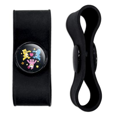 GRAPHICS & MORE Care Bears: Unlock The Magic Funshine, Grumpy and Cheer Headphone Earbud Cord Wrap - Charging Cable Manager - Wire Organizer Set of 2 - Black