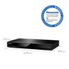 Panasonic UB420 Streaming 4K Blu Ray Player, Ultra HD Premium Video Playback with Hi-Res Audio, Voice Assist - DP-UB420-K Blu Ray DVD Player (Black) view 3