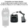 BC-144N Desktop Charger for ICOM IC-A6 IC-A24 IC-F4GT IC-F11 view 4