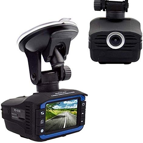 Car Electronics 2 in 1 Multifunctional Car Driving Recorder with Full Frequency Radar Detector