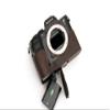 A7R IV Camera Case, BolinUS Handmade Genuine Real Leather Half Camera Case Bag Cover for Sony Alpha A7R IV Camera Bottom Opening Version + Hand Strap (Coffee) view 2