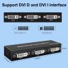 Wiistar DVI Splitter 1 in 2 Out 2 Port DVI Distribution Video Splitter 1x2 Resolution Up to 1080P for PC Laptop DVR Projector HDTV view 3