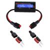 ANKG 150A Watt Meter Power Analyzer, High Precision RC with Digital LCD Screen&2 Sets of 45amp Power Pole Connectors for Voltage (V) Current (A) Power (W) Charge(Ah) and Energy (Wh) Measurement view 2