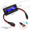ANKG 150A Watt Meter Power Analyzer, High Precision RC with Digital LCD Screen&2 Sets of 45amp Power Pole Connectors for Voltage (V) Current (A) Power (W) Charge(Ah) and Energy (Wh) Measurement view 3