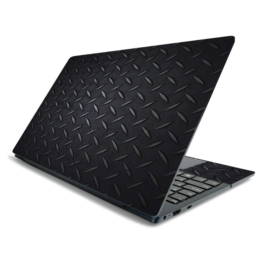 MightySkins Skin for Lenovo Ideapad S540 15" (2019) - Black Diamond Plate | Protective, Durable, and Unique Vinyl Decal Wrap Cover | Easy to Apply, Remove, and Change Styles | Made in The USA