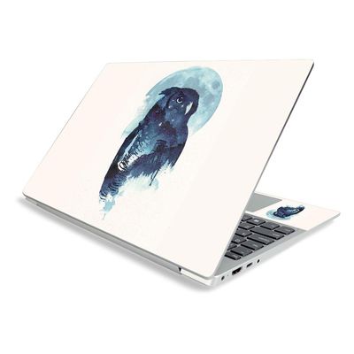 MightySkins Skin for Lenovo Ideapad S340 15" (2019) - Midnight Owl | Protective, Durable, and Unique Vinyl Decal Wrap Cover | Easy to Apply, Remove, and Change Styles | Made in The USA
