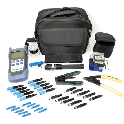 Ultra Spec Cables Field Installable Singlemode Connector Prep and Test Kit (Includes SM Field Installable SC, FC and LC Connectors)