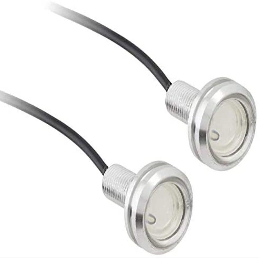 Heise - Yellow 3 Watt Little Accent Light -Silver Housing (HE-SALY)