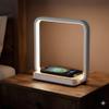 WILIT Bedside Lamp with Qi Wireless Charger, A13 Table lamp 3 Step Dimmable Touch Control Desk Lamp for for Living Room, Bedroom, Kids Room. view 1