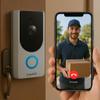 Supersonic SC-5000VD Smart WiFi Doorbell Camera, with 1080P HD Video Recording, Voice Call Intercom, Infrared Night Vision, Remote Monitor, Intercom, Trigger, Built-in SD Card, No Wire Connection view 4
