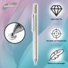 BoxWave Stylus Pen Compatible with Poynt Smart Terminal V2.0 - FineTouch Capacitive Stylus, Super Precise Stylus Pen - Metallic Silver view 4