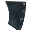 Hide & Drink, Hatchet Blade Cover, Protective Axe Head Sheath, Lumberjack Accessory, Camping and Outdoor Essentials, Full Grain Leather, Handmade, Charcoal Black view 2