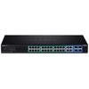 TRENDnet 28-Port Web Smart PoE+ Switch, 24 x Gigabit PoE+ Ports, 4 x Shared Gigabit Ports (RJ-45 or SFP), VLAN, QoS, LACP, IPv6 Support, 370W PoE Power Budget, TPE-5028WS (Renewed view 2