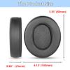 Ear Pads Cushions Replacement Earpads Cushions Foam Pillow Compatible with Koss QZ-99 QZ 99 Headset Headphone (Black Leather) view 3