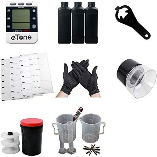 135 35mm Color B&W Film Darkroom kit Processing Equipment Timer Clock Developing Tank Film Canister Opener Chemical Bottle
