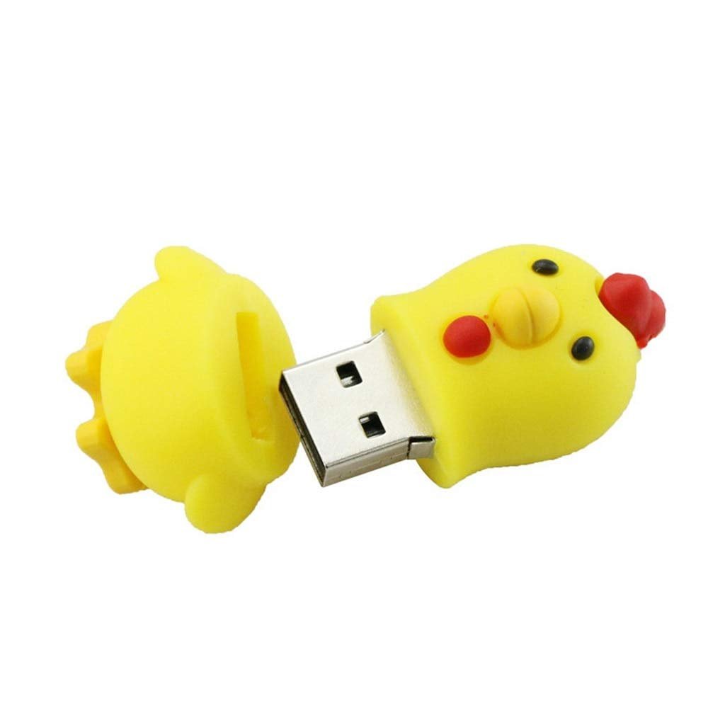 16GB Chicken Model USB 3.0 Flash Drive Memory Stick PenDrive Thumb Drive Jump Drive USB Flash Memory USB 3.0 Drive Disk USB Stick Flash Disk Pen Drive - Yellow