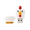 64GB Chicken Model USB 3.0 Flash Drive Memory Stick PenDrive Thumb Drive Jump Drive USB Flash Memory USB 3.0 Drive  Disk USB Stick Flash Disk Pen Drive - White view 1