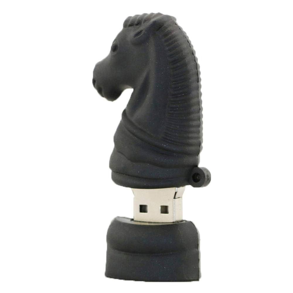 16GB International Chess Model USB Flash Drive USB 3.0 Storage Device USB Flash Disk USB Drive USB 3.0 Memory Stick USB Stick U Disk Thumb Drive USB Flash Memory USB Disk Data Storage - Black