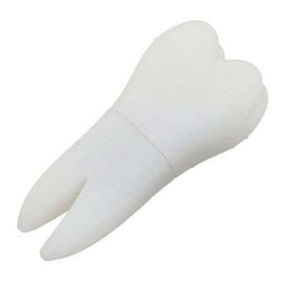 16GB Tooth Model USB Flash Drive USB 3.0 Storage Device USB Flash Disk USB Drive USB 3.0 Memory Stick USB Stick U Disk Thumb Drive USB Flash Memory USB Disk - White
