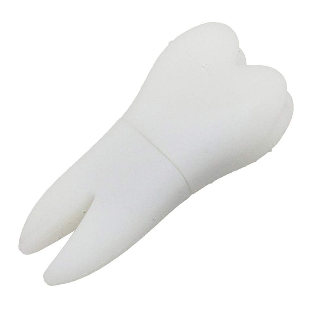 16GB Tooth Model USB Flash Drive USB 3.0 Storage Device USB Flash Disk USB Drive USB 3.0 Memory Stick USB Stick U Disk Thumb Drive USB Flash Memory USB Disk - White