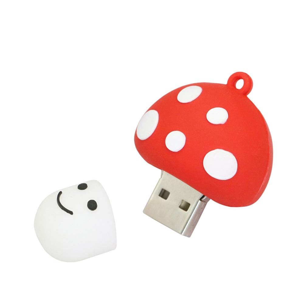16GB Mushroom Model USB 3.0 Flash Drive Memory Stick PenDrive Thumb Drive Jump Drive USB Flash Memory USB 3.0 Drive  Disk USB Stick Flash Disk Pen Drive - Red