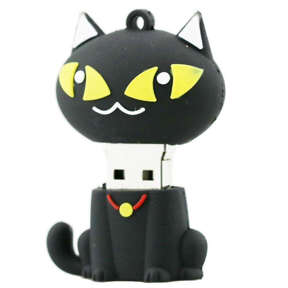 16GB Cat Model USB Flash Drive USB 3.0 Storage Device USB Flash Disk USB Drive USB 3.0 Memory Stick USB Stick U Disk Thumb Drive USB Flash Memory USB Disk - Black