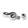 32GB Music Note Model USB Flash Drive USB 3.0 Storage Device USB Flash Disk USB Drive USB 3.0 Memory Stick USB Stick U Disk Thumb Drive USB Flash Memory USB Disk Data Storage - White view 1