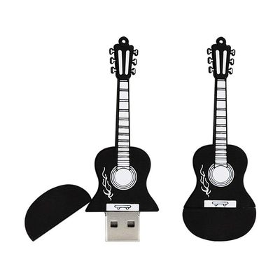 16GB Guitar Model USB 3.0 Flash Drive Pen Drive Thumb Drive Pendrive USB Memory Stick Jump Drive Compact Size USB Flash Disk USB Drive USB 3.0 Stick - Black