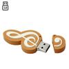 32GB Music Note Model USB Flash Drive USB 3.0 Storage Device USB Flash Disk USB Drive USB 3.0 Memory Stick USB Stick U Disk Thumb Drive USB Flash Memory USB Disk Data Storage - Brown White view 4