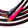 Better Cables 25 Feet Silver Serpent Anniversary Edition Red/Black RCA Audio Interconnect Cables - Stereo Pair (2 Cables) High-End, High-Performance, Premium Hi-Fi Audio view 1
